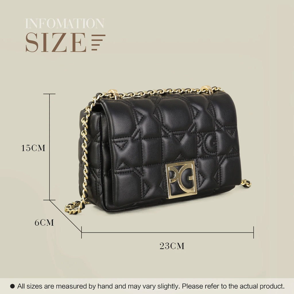 PG PATSY GARIS Women's Bag Luxury Lightweight Casual Bag Niche Brand New Design Portable Fashion Crossbody Bag Clearance Sale