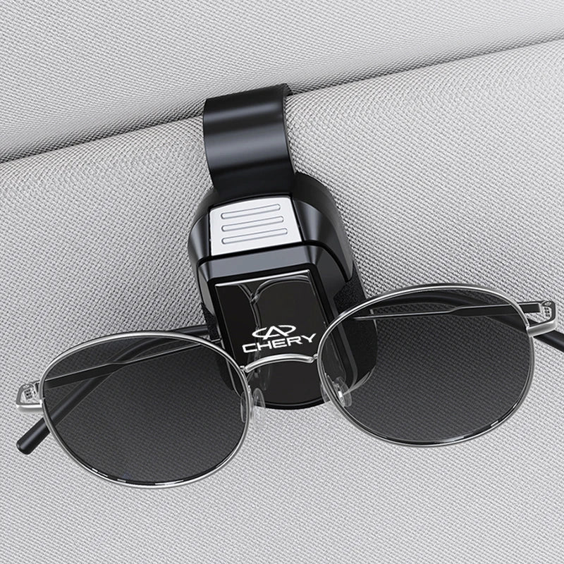 Car Sun Visor Glasses Clip Mirror Style Sunglasses Holder For Chery Jetour X70 X70SM X90 X95 DASHING i-DM T2 T3 Car Gadgets