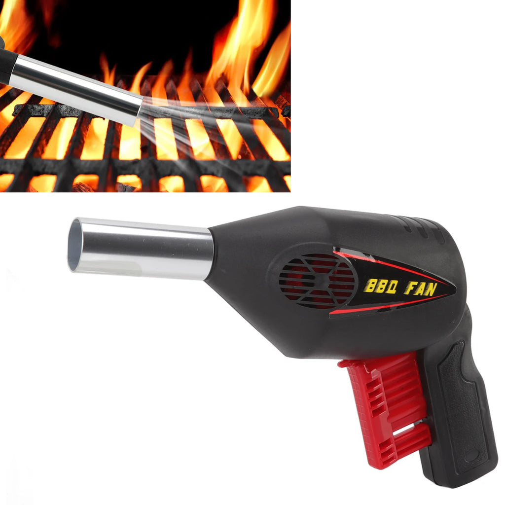 18.5X16.7X5cm BBQ Air Blower Ventilator Portable Picnic Hand Held Fan Camping Cooking Tools For Outdoor Travel Barbecue