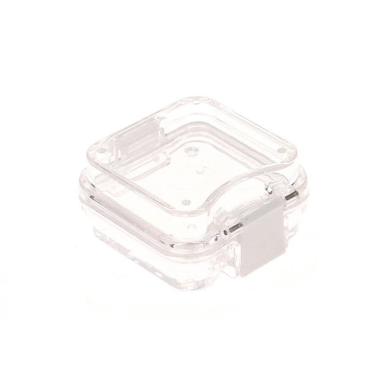 No Slots Available Tooth Box Plastic Transparent Dentistry Membrane Box Denture Storage Box With Film Dental Crown And Bridges