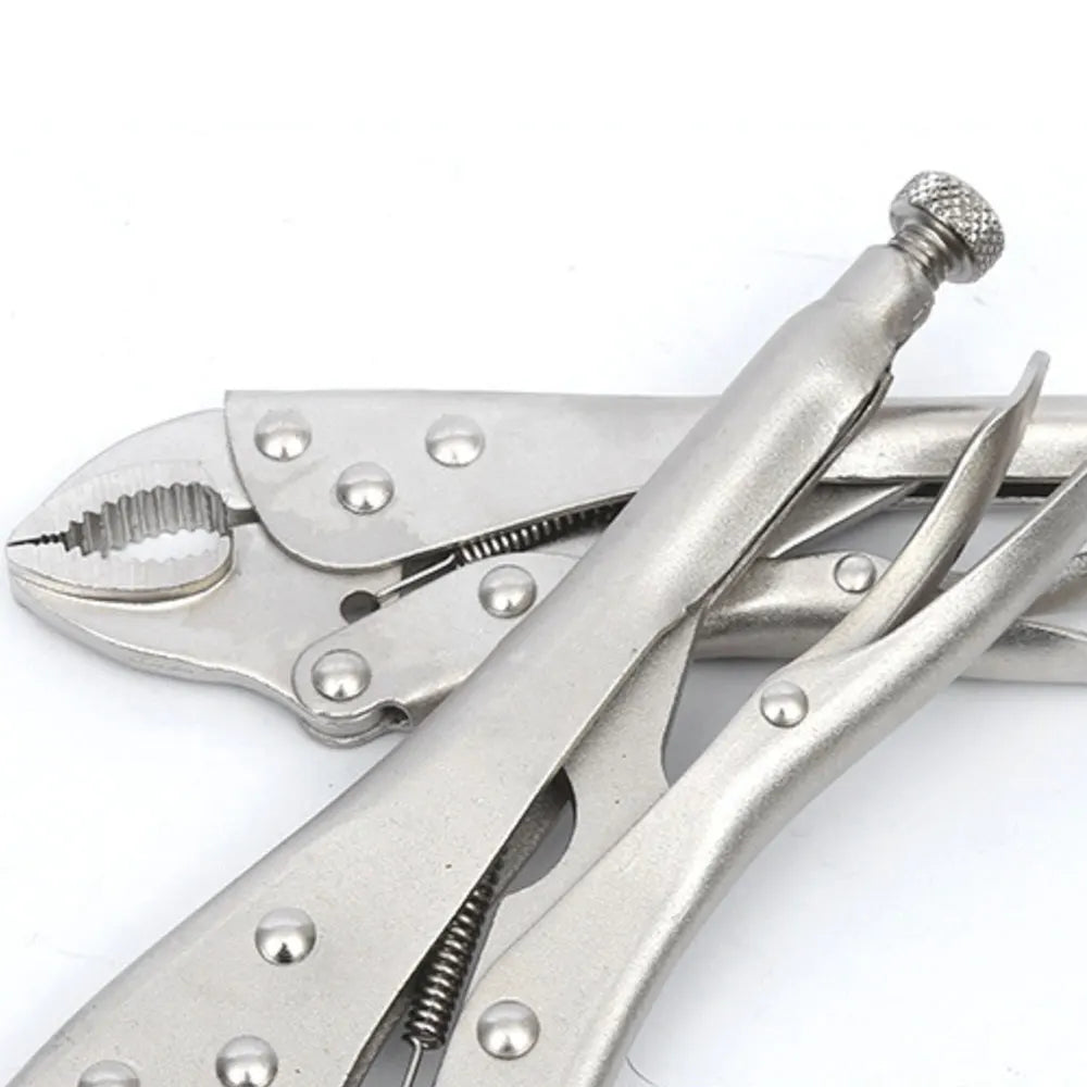 Heavy Duty Locking Pliers Adjustable Metal Face Clamp Multifunctional Pressure Pliers for Woodworking Welding Repairs