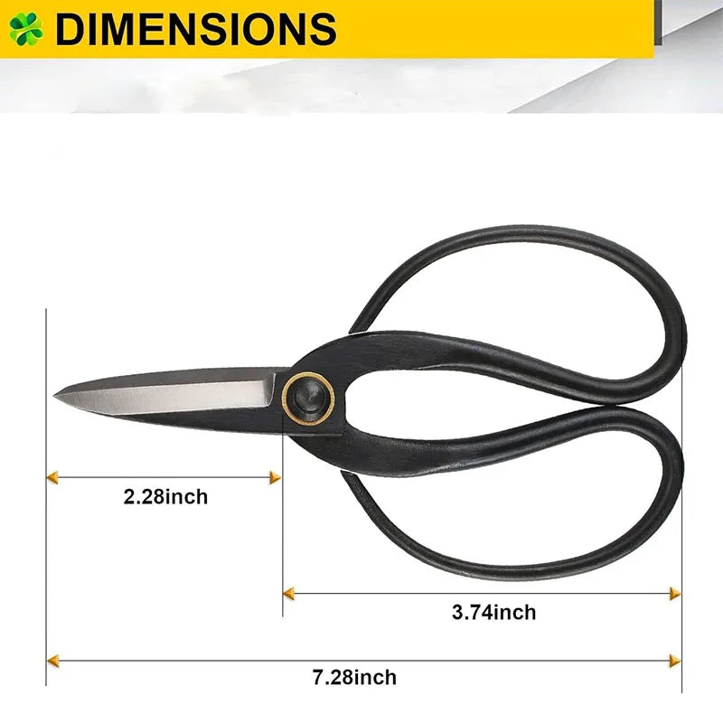 Professional Bonsai Scissors 7.3" Bonsai Shears Gardening Pruning Shears For Arranging Flowers Bonsai Clippers For Trimming Plan