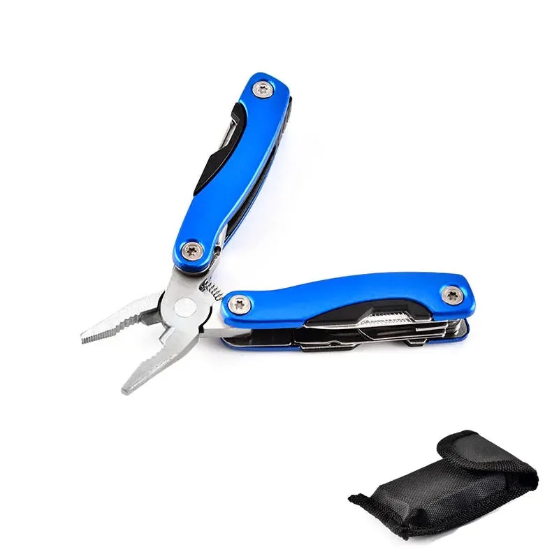 Outdoor Folding Multi-Tool Pliers – Portable Survival Camping Tool with Mini Knife, Multifunctional Combination