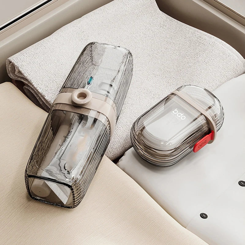 1 Set Portable Plastic Soap Case Toothbrush Storage Box For Travel Container Dish Tray Toiletry Set Travel Supplies