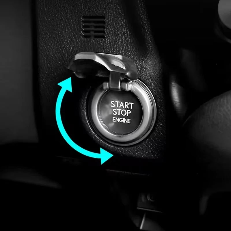 Car Engine Start Stop Button Cover Ignition Switch Protector Stickers For Mercedes Benz C400 C450 C160 C180 C200 C220 C250 C300