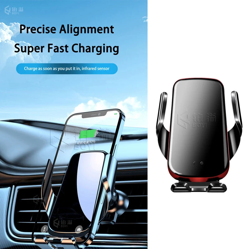 Phone Holde Car For Benz E Class W213 2016-2023 Mobile Support Special Fixed Bracket Base Wireless Charging Stand Interior