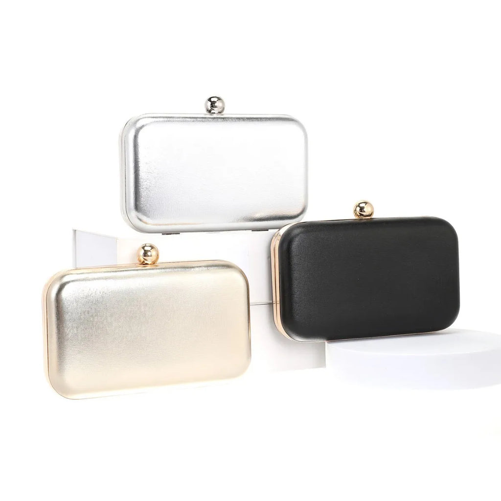 retro clutch , dinner bag, hard messenger bag, wind metal box bag.