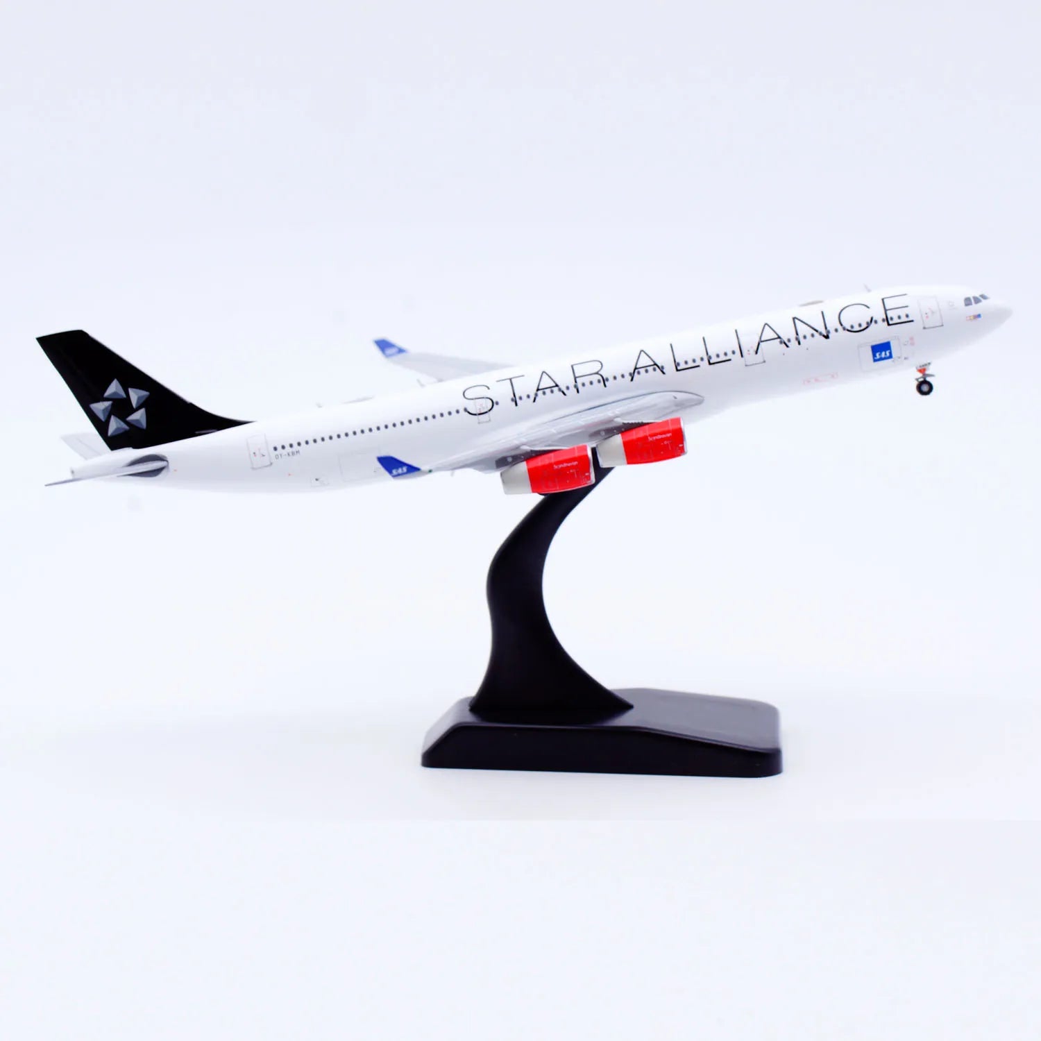 XX40642 Alloy Collectible Plane Gift JC Wings 1:400 SAS Scandinavian Airlines Airbus A340-300 Diecast Aircraft Jet Model OY-KBM