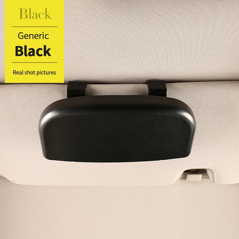 Multifunctional Car Sun Visor Glasses Box Portable Sunglasses Holder Driving Eyeglass Case Auto Storage Cars Interior Accessorie