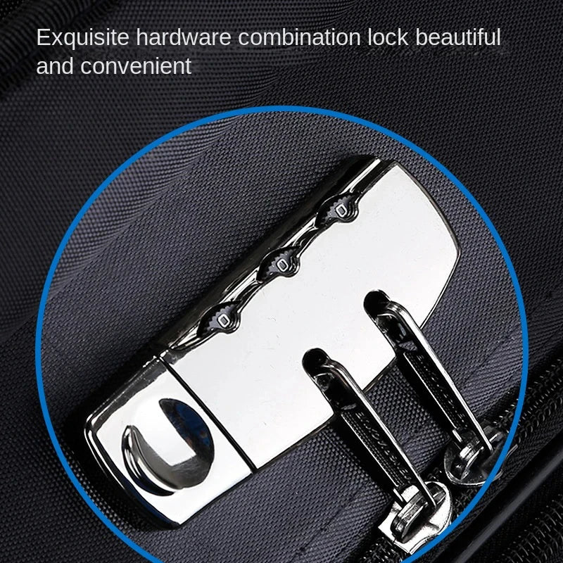 Large capacity Travel Suitcase Trolley Bag Waterproof Oxford Rolling Luggage Universal wheels 20 inch Cabin Carry on Luggage