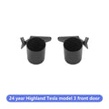 2/4Pcs Suitable for Tesla Highland Model 3 Y Car Door Cup Holder, Storage Box, Door Holder, Beverage Holder, Water Bottle Ho