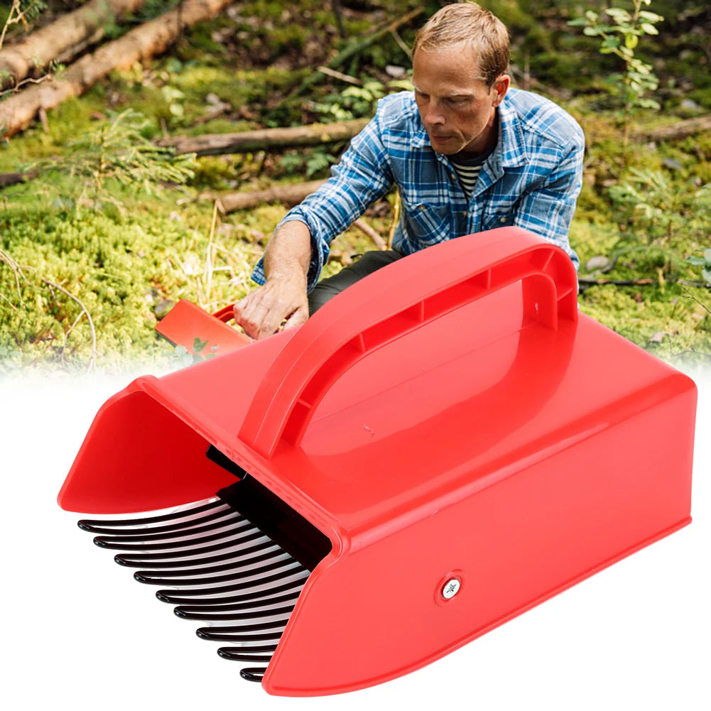 Berry Picker Blueberry Picker Scoop with Metal/Plastic Comb Huckleberry Picking Rakes Labor Saving for Easier Berry Harvester