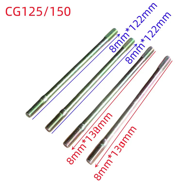 three wheeled motorcycle ATV CG125 200 250 124cm 196 175 suitable for Honda M8x135mm cylinder block screws cylinder columns Bolt