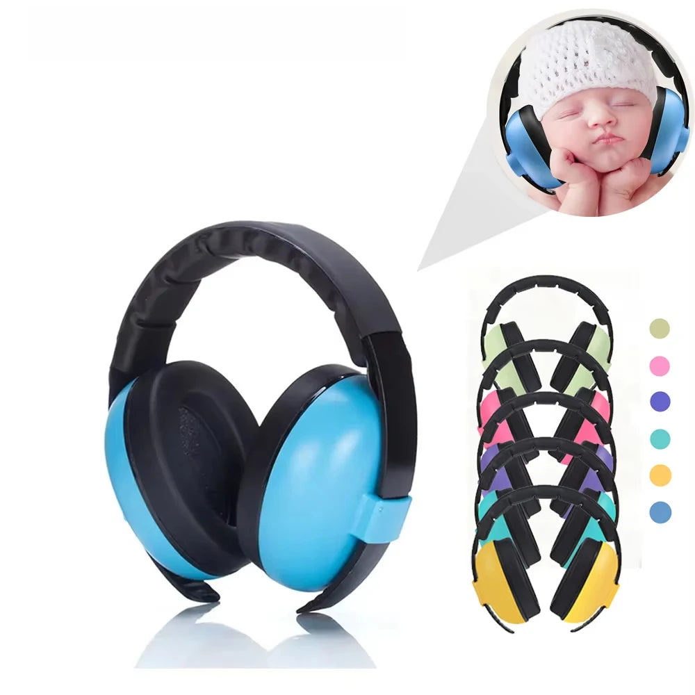 Baby Noise Reduction Headphones Kids Ear Muffs Loud Cancelling Hearing Safety for Children up to 0-3 Years Old