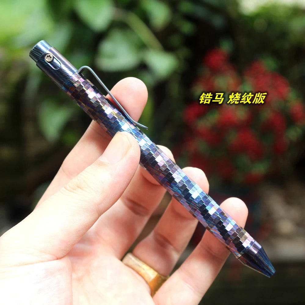 EDC Titanium Alloy Pen With Collection Writing Multi-functional Portable Outdoor EDC Tools