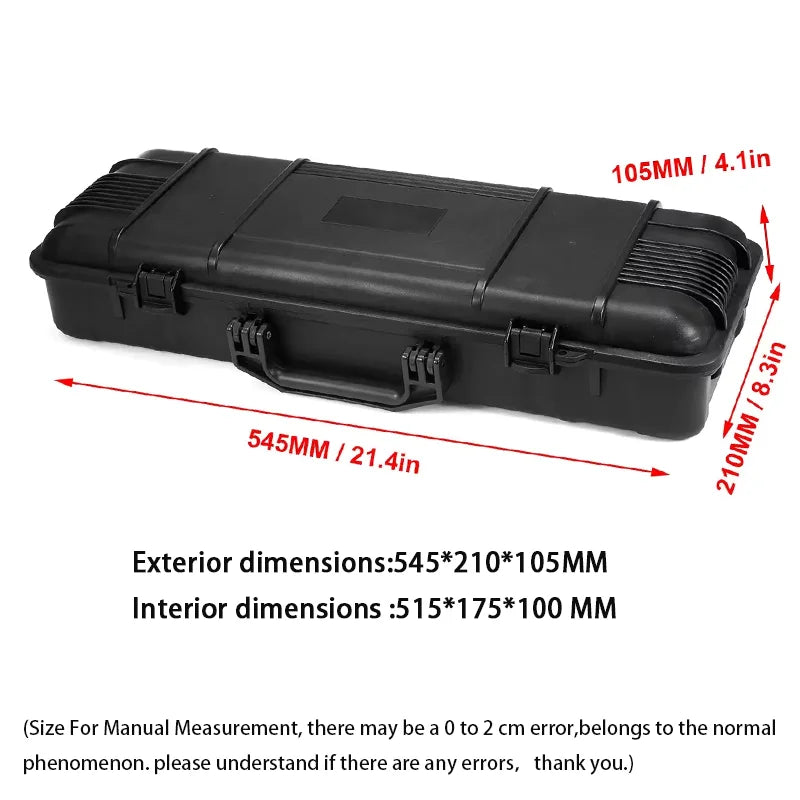 Safety Instrument Tool Box Protective Waterproof Shockproof Toolbox Sealed Tool Case Impact Resistant Suitcase With Sponge