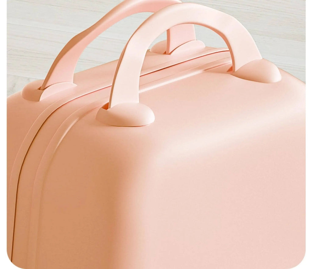 Small Handheld Suitcase Makeup Bag Women's Mini Additional Bag Can Be Hung on Trolley 14-inch Small Case Storage Bag