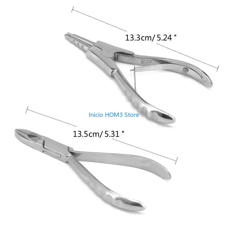 A5YD Stainless Steel Piercing Plier Professional Rings Opening Tool Closing Plier