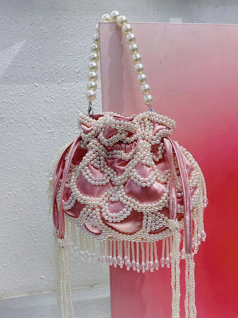 uxury Party Evening Bag Handmade Velvet Touch Fashion Wedding Party Banquet Bag
