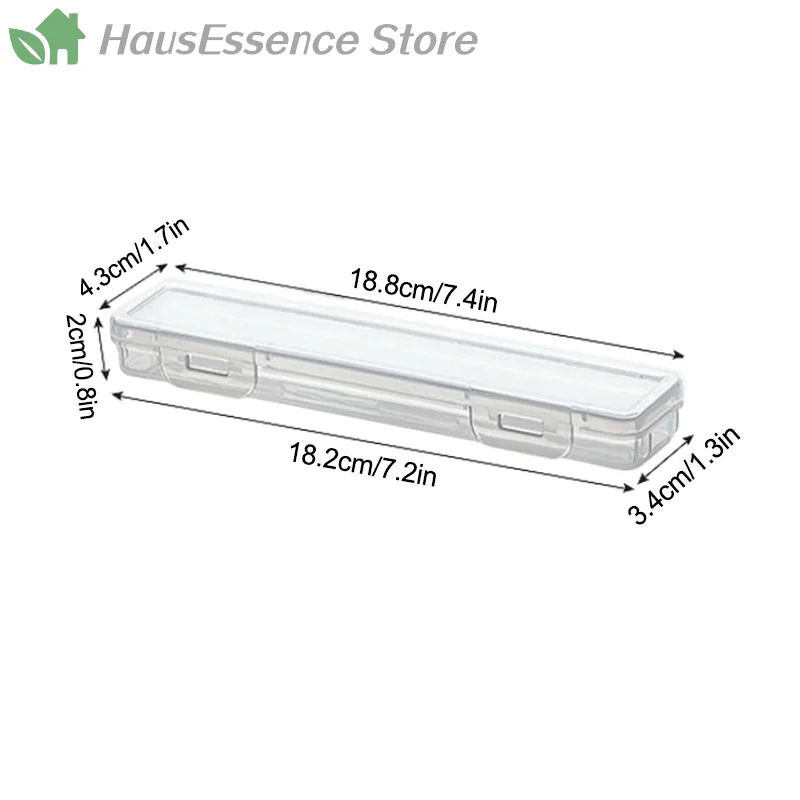 ※Portable Toothbrush Box Plastic Travel Toothbrush Case Transparent Toothbrush Holder Organizer Travel Practical Accessor