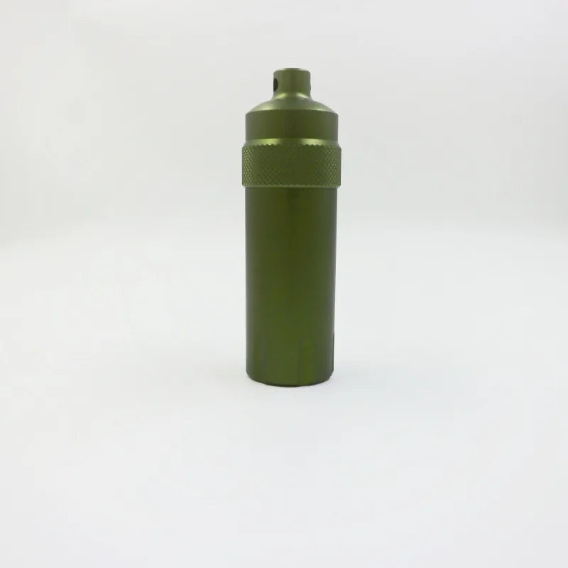 Waterproof Seal Bottle Aluminum EDC Survival Kit Capsule/Pill Airtight Case Outdoor Tools Seal Tank Storage Container