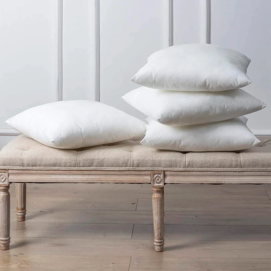 FULLHOT Cushion filling kit 2 decorative cushions for sofa chair bed hypoallergenic hollow fiber multiple sizes available
