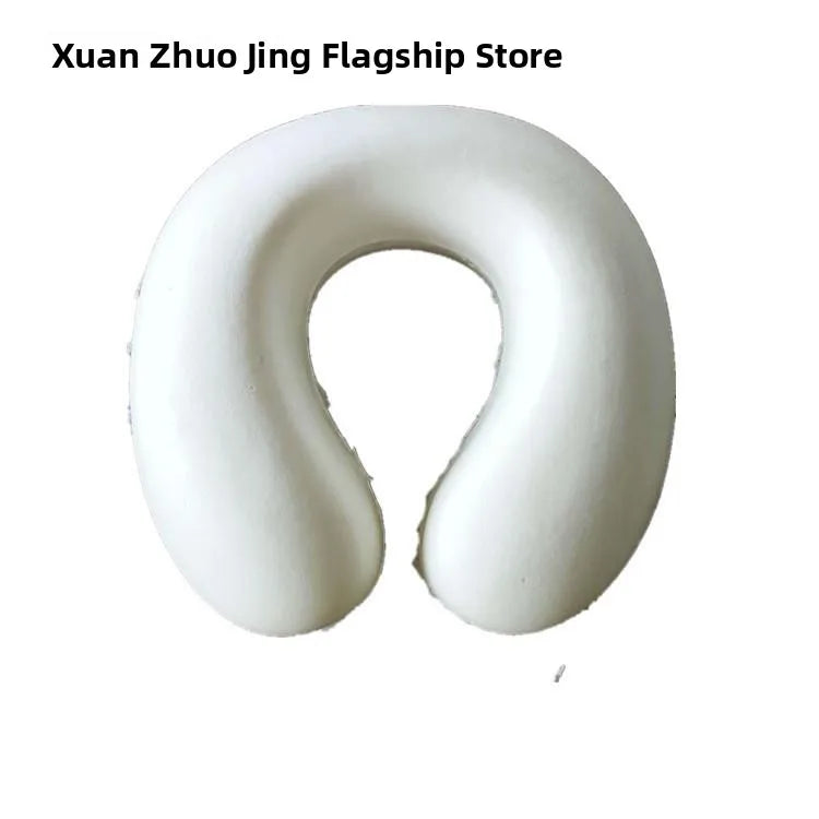 Memory Foam U-aped Ne Pillow Travel Pillow Office Nap Support Stretchable Foldable Children's Plant Floral Patterned Pillow