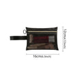 1PCSLarge Capacity Mesh Cosmetic Bag Travel Storage Female Make Up Black Portable Toiletry Organizer Case Lipstick Storage Pouch