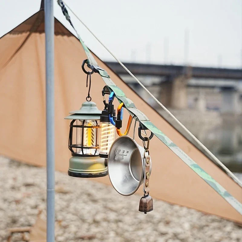 Outdoor Multifunctional Diagonal Hanging Rope With Adjustable Length And Expandable Single Shoulder Crossbody Backpack Strap