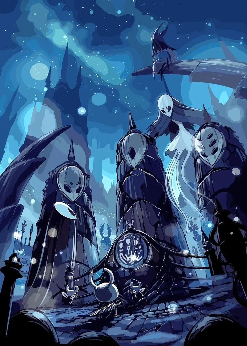 Hot Popular Video Game Hollow Knight Posters and Prints Canvas Printing Modern Wall Art Picture for Living Room Home Decoration