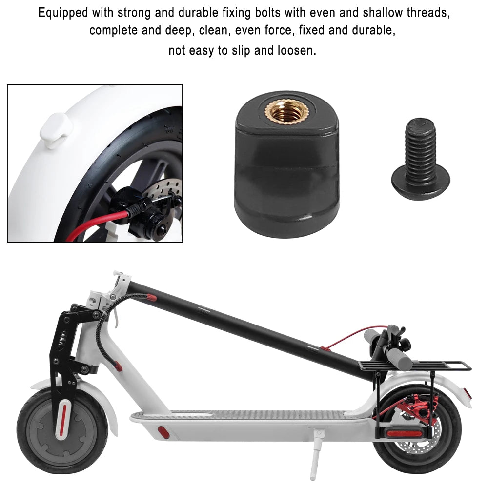 Electric Scooter Rear Fender Hook For Xiaomi M365 Pro 1s Skateboard Folding Force Hook Accessories Mudapron Screw Parts