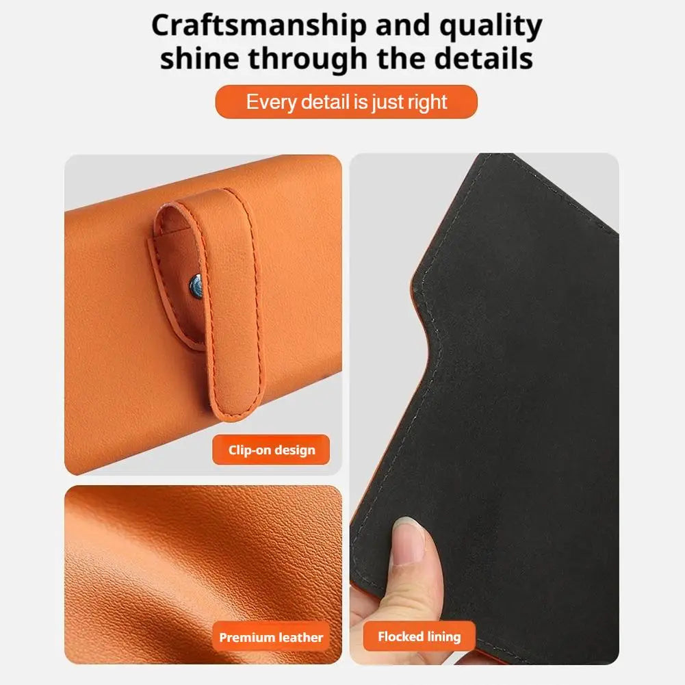 Sunglasses Holder for Car Sun Visor, Auto Eyeglasses Protective Storage Case, Vehicle Visor Organizer Box With Magnetic Closure