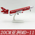 20cm Md11 Plane Model Airasia Md-11 Diecast Airplane Model Metal Scale Aircraft With Stand & Wheel Souvenir Plane Gift