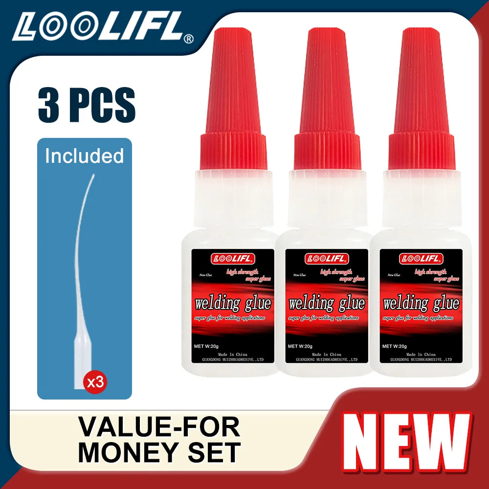 Welding High Strength Oily Glue Universal Super Glue Fast Dry Waterproof Strong Adhesive for Metal Plastic Wood Ceramic Glass