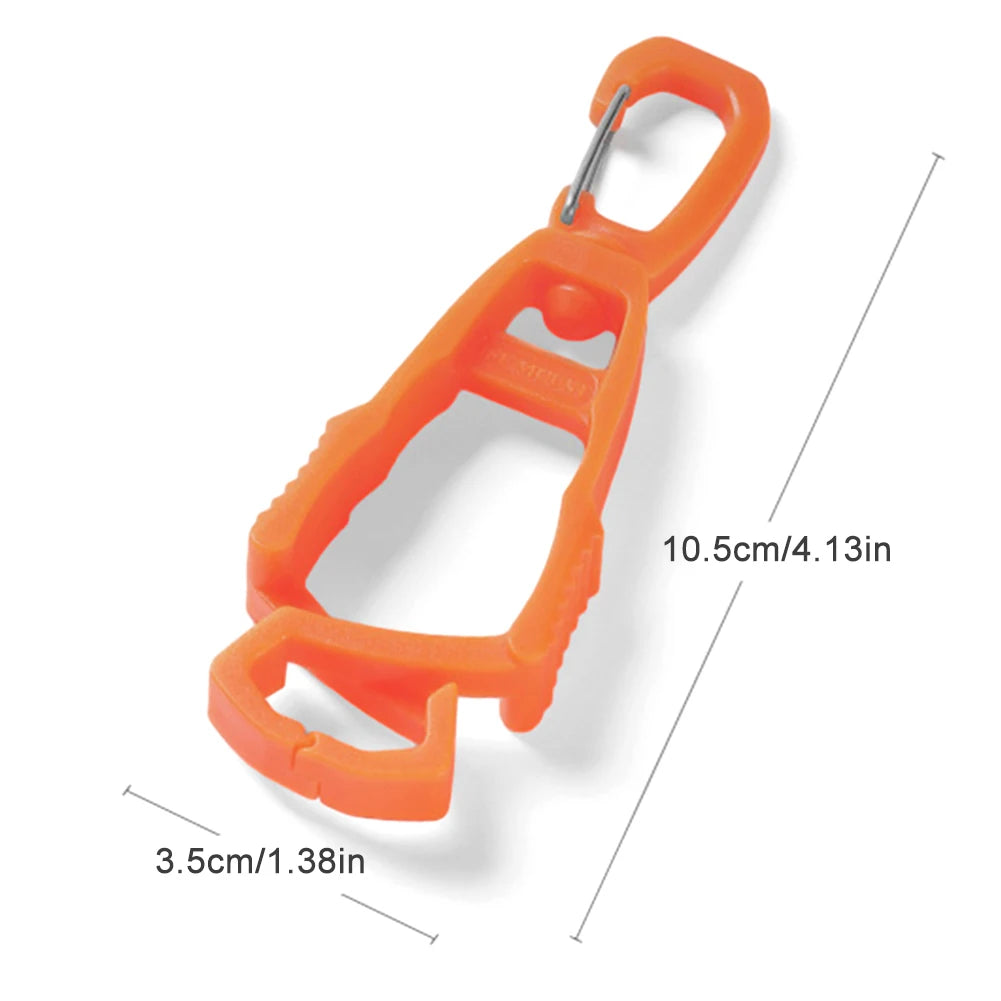 Multi-purpose Safety Work Glove Clip Anti-drop Glove Holder Belt Clamp for Construction Workers Outdoor Protective