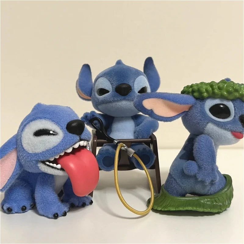 MINISO Stitch Ohana Means Family Series Blind Box Stitch Anime Figures Blindbox Toys Kawaii Desk Decora Model Surprise Box Gifts