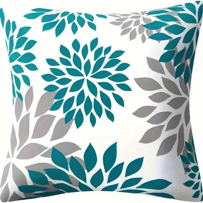 4-piece set of modern single-sided pillow covers with a machine-washablesuitable for bedrooms sofas,offices, and all room types.
