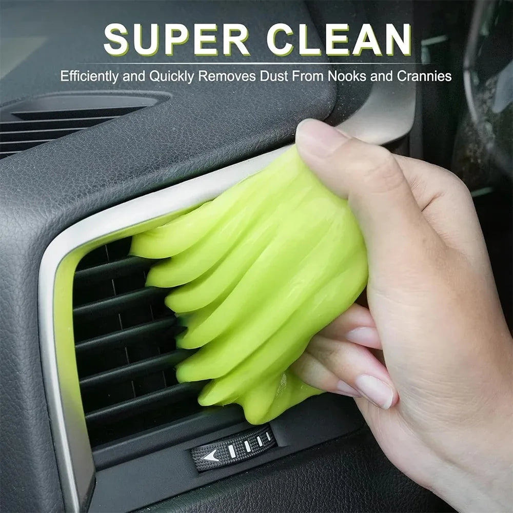 160g Car Cleaning Gel Air Vent Computer Keyboard Dirt Dust Remover Slime Magic Mud Antibacterial and Universal Glue Wash Tool