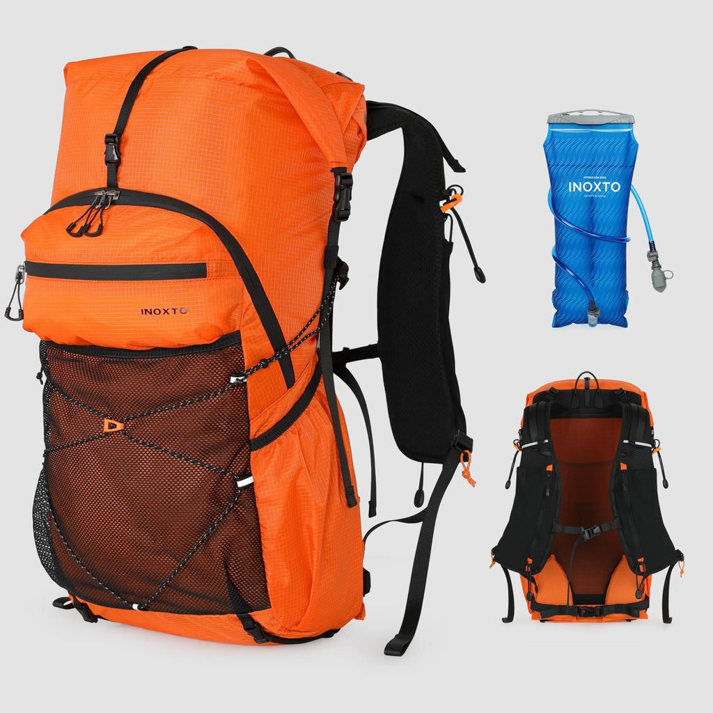 Hiking Backpack for Men and Women, 30L Waterproof Camping Backpack with Rain Cover, Lightweight Outdoor Sport Travel Daypack Ruc