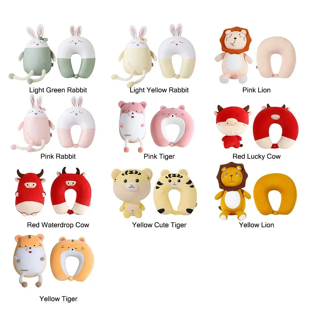 Bedding Healthcare Cervical Multifunctional Changable Fluffy Pillows Penguin Whale Protection Neck U Shaped Travel Pillow