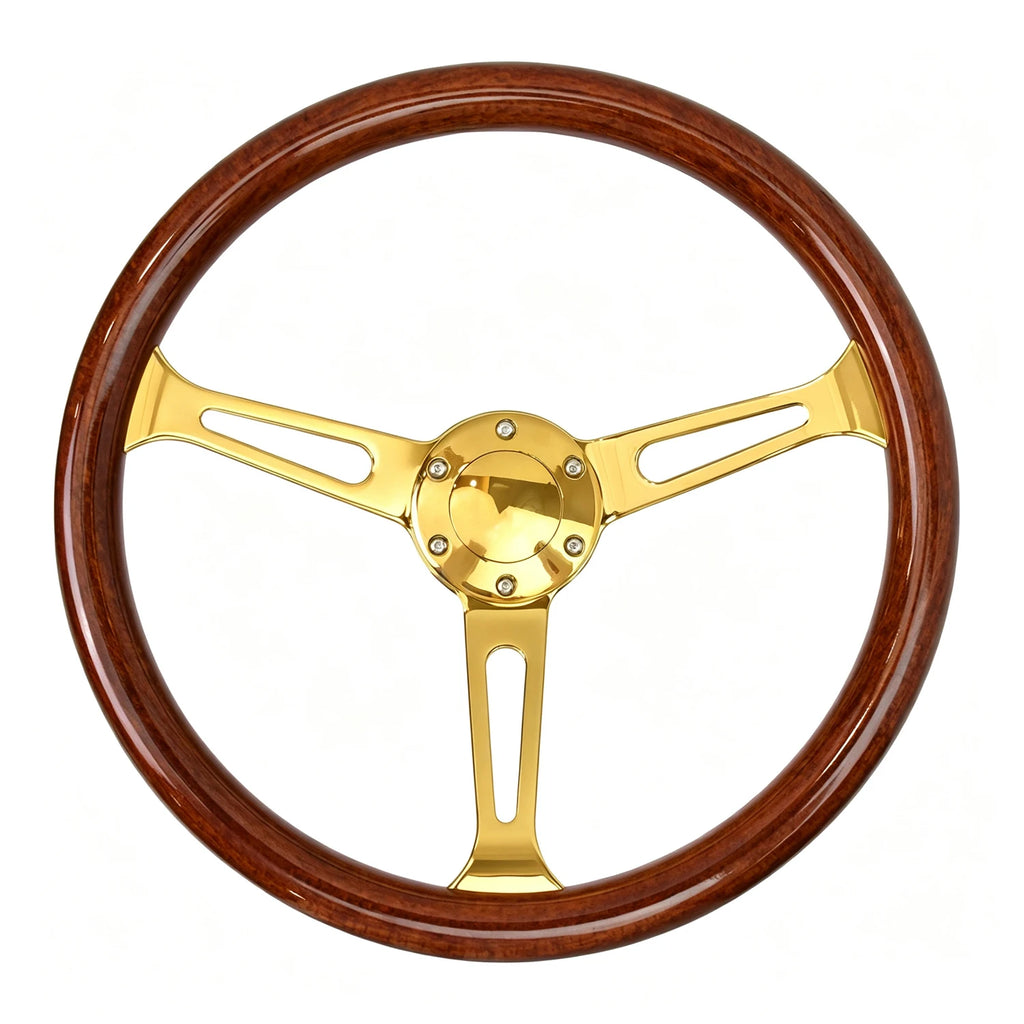 380mm Round Hole Bracket Steering Wheel ABS Material with Rivets for Automotive Accessories