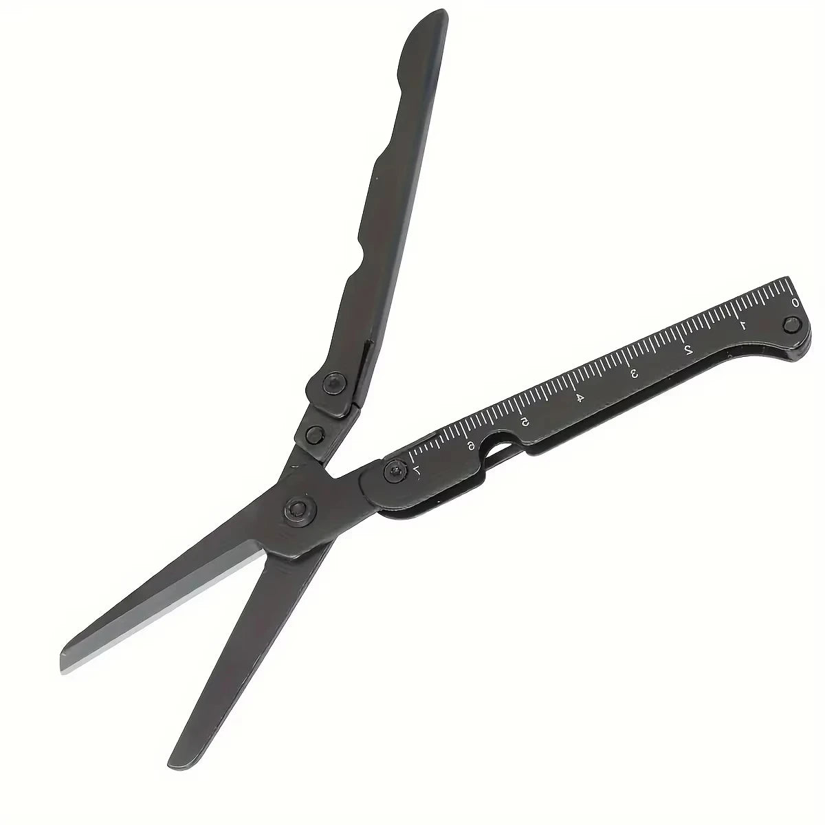 Multifunctional Portable Folding Scissors Stainless Steel Outdoor Survival Camping Fishing Hunting Tool