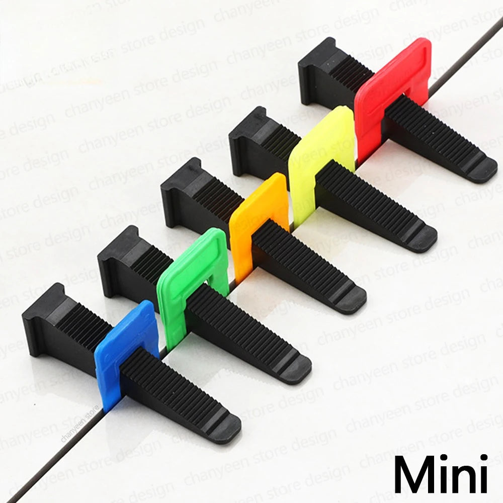 Mini Tile Leveling System Clips Spacers Straps Wadge for Wall Floor Ceramic Tile Laying Fixing Construction Tools Building