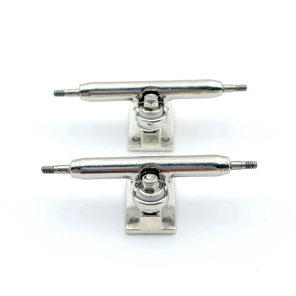1Pair New with Nuts Fingerboard Truck Toy Hobby Collectors Truck Bolts Bearing Deck Brackets 32mm Model Finger Skateboard Parts