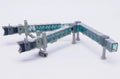 LH4387 1:400 Plastic Collectible Airport Passenger Bridge Simulation Finished Souvenir JC Wings for Boeing B747 Model