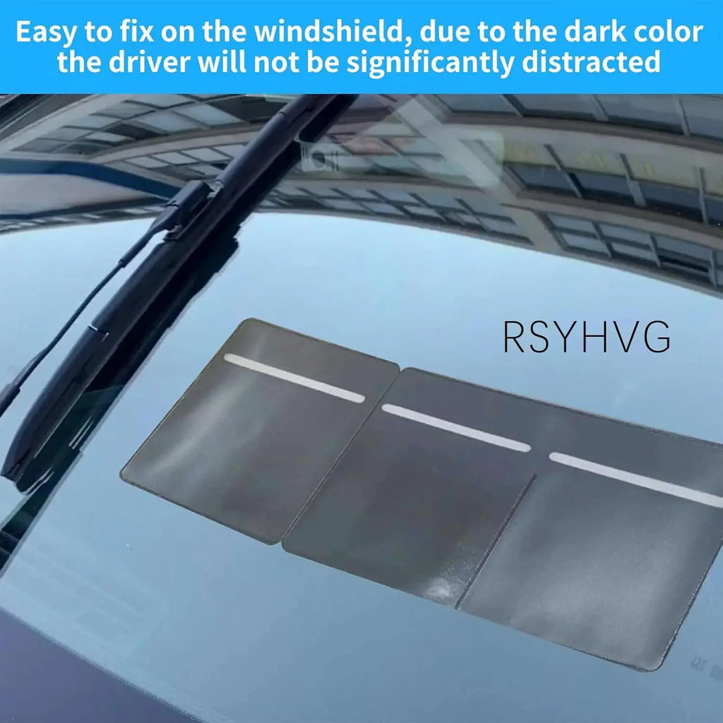 3 in 1 Disc Holder Parking Permit Holder Car Tax Disc Holders, Clear Self Adhesive Car Permit Card Holders Windscreen Card