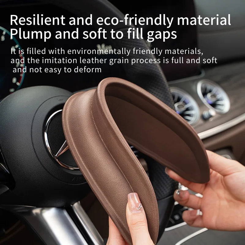 1/2Pcs Upgraded Universal Car Seat Gap Filler Storage Center Console Side Crevice Filler Strip Elastic Seat Gap Filling Strip