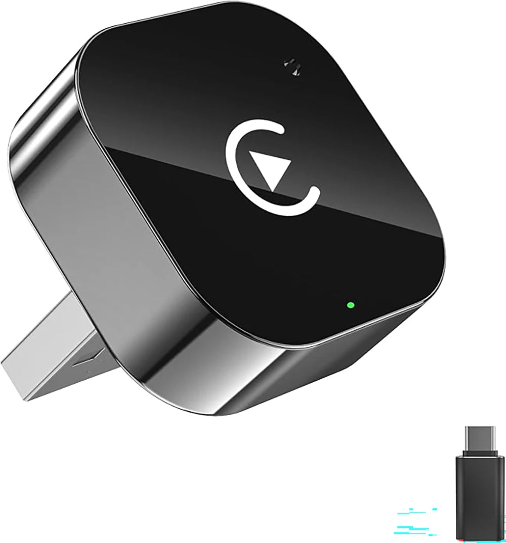 2026 Upgraded Wireless CarPlay Adapter - Fast Auto-Connect, Stable Connection, Mini Size Plug & Play Adapter for iPhone & Androi