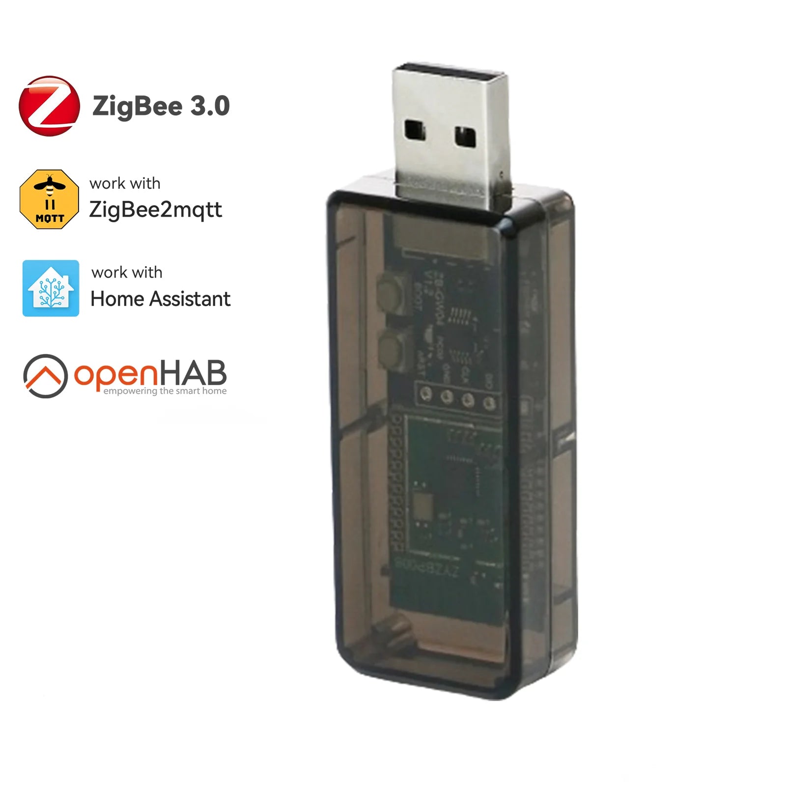 ZigBee 3.0 USB Dongle Plus-E Universal Zigbee Wireless USB Gateway Open Source Hub For Home Assistant OpenHAB Zigbee2MQTT ZHA