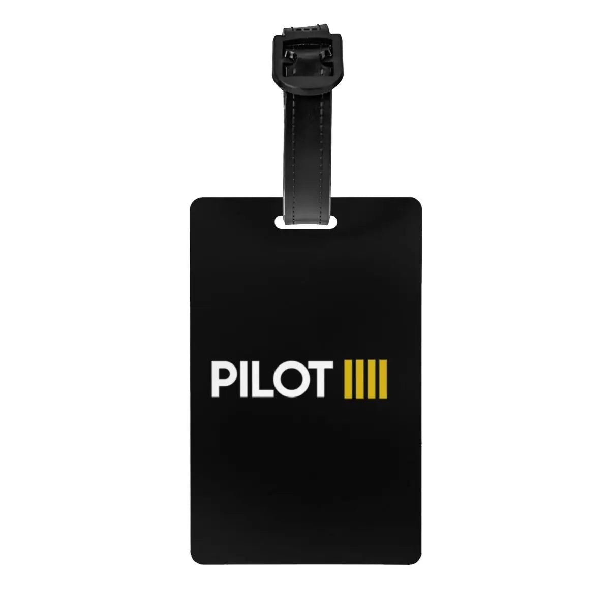 Custom Boeing 777X Captain Stripes Luggage Tags for Suitcases Aviation Aviator Flight Pilot Baggage Tags Privacy Cover ID Label